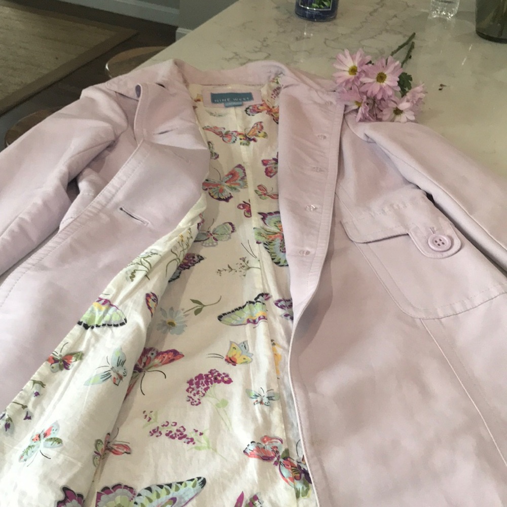 Nine West Lilac trench style coat